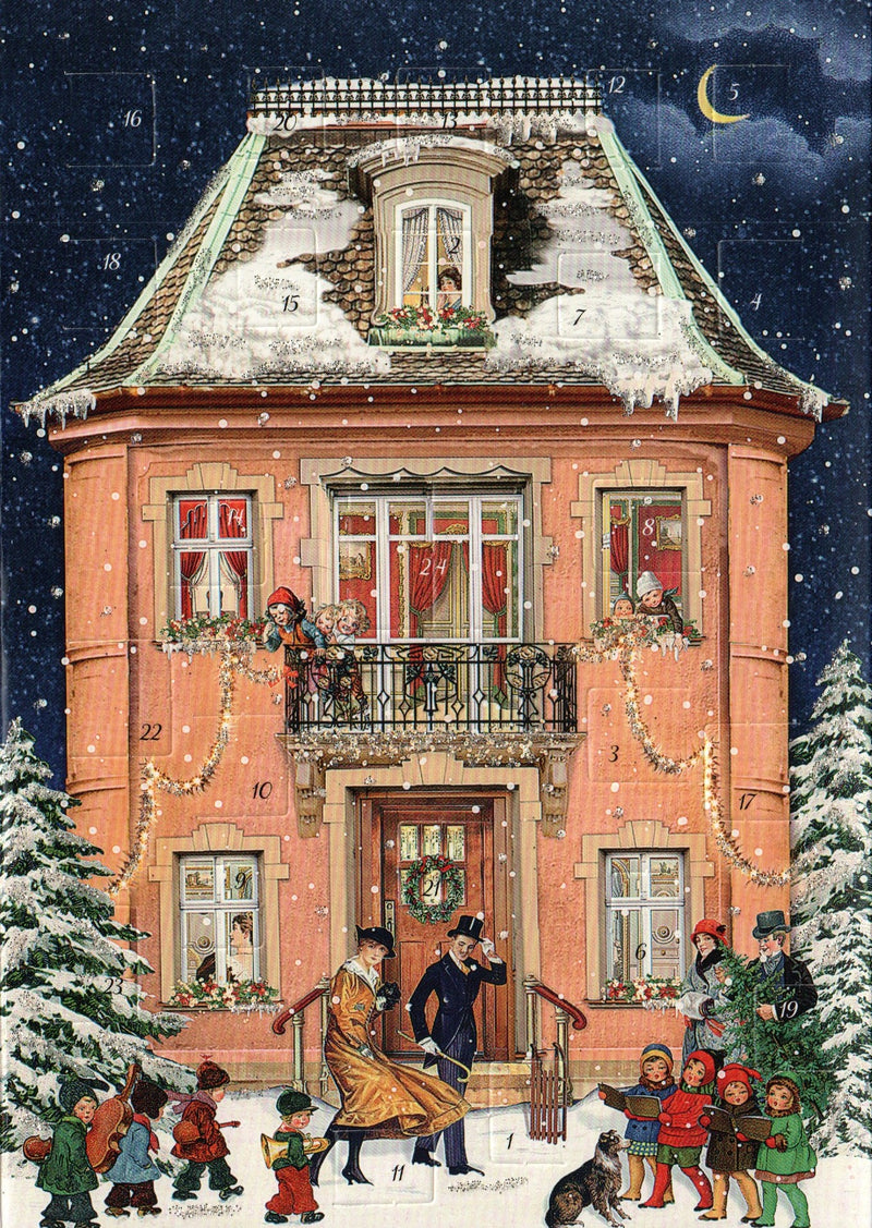 Victorian Christmas Houses Advent Calendar - Tan House