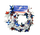 Patriotic Stars Garland Red White and Blue - The Country Christmas Loft