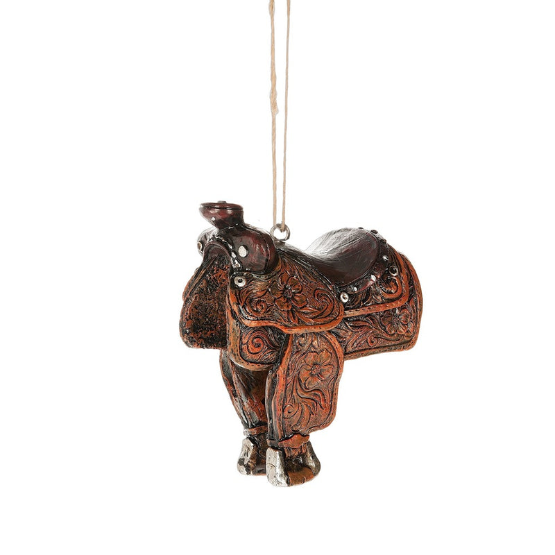 Western Saddle Ornament - The Country Christmas Loft