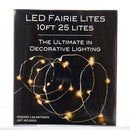 B/O Led 25/L Warm White Fairie Lights - The Country Christmas Loft