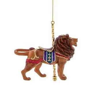 Resin Carousel Assortment Ornament - Lion - The Country Christmas Loft