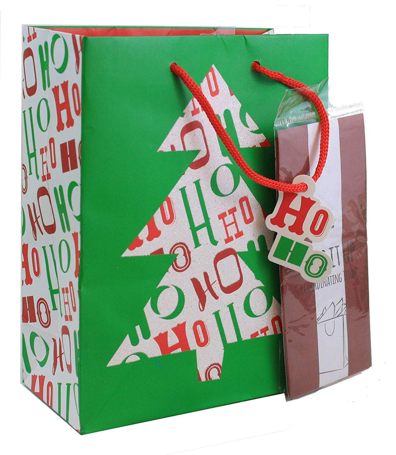 Medium Gift Bag With Tissue - Merry
