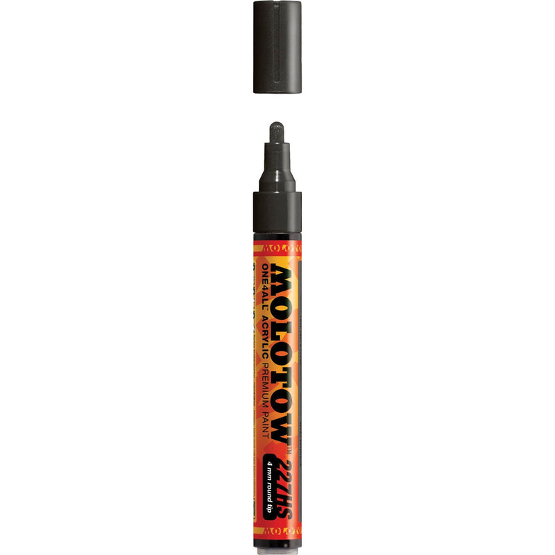 Molotow One4All Acrylic Paint Marker - Signal Black - 4mm Bullet Tip - The Country Christmas Loft