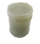LED Candle Silver/Green - 3x4 - The Country Christmas Loft