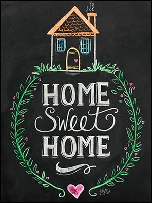 Home  Sweet Home - New Home card - The Country Christmas Loft
