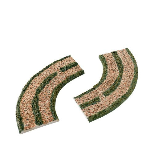 Department 56 Accessories For Villages Woodland Curver Road, 0.31 Inch (Set Of 2) - The Country Christmas Loft