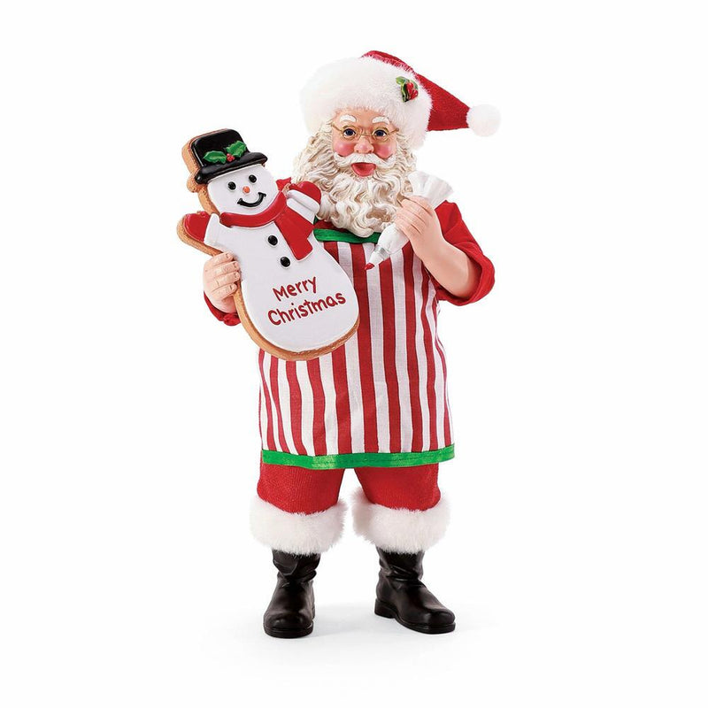 Snowman Cookie - Santa Figurine - The Country Christmas Loft