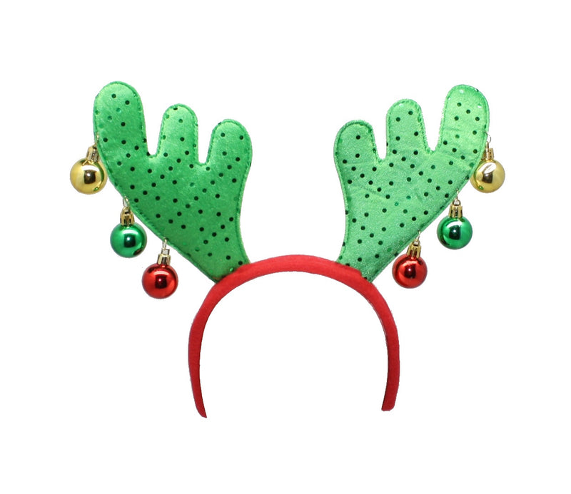 Antlers With Ornaments Headband - - The Country Christmas Loft