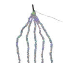100-Light Silver Iridescent Tinsel Cascade Multi-Color Light Set - The Country Christmas Loft