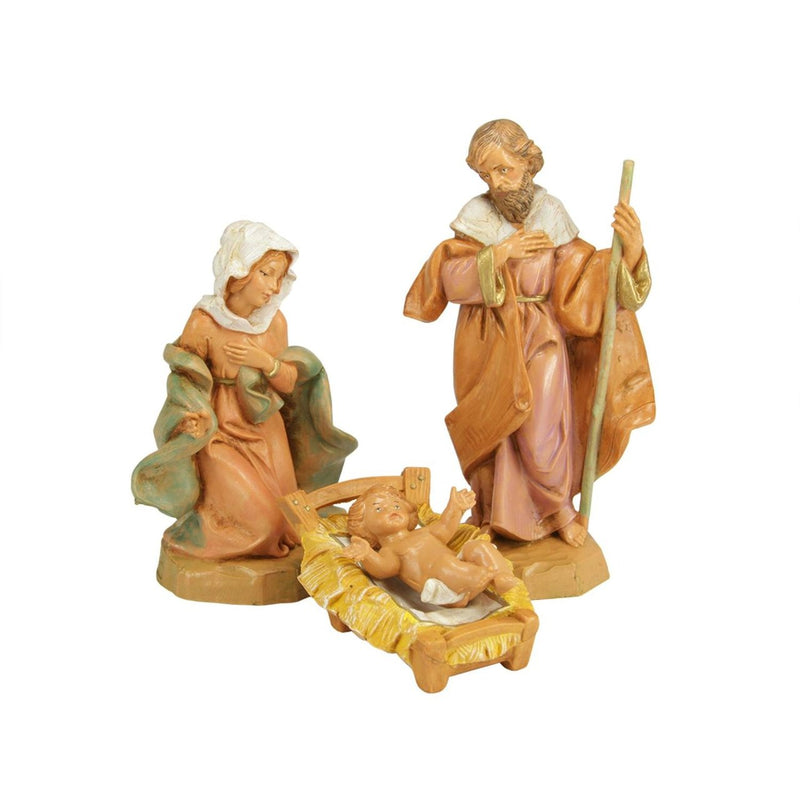 3 Piece Set 5 inch Holy Family Boxed - The Country Christmas Loft
