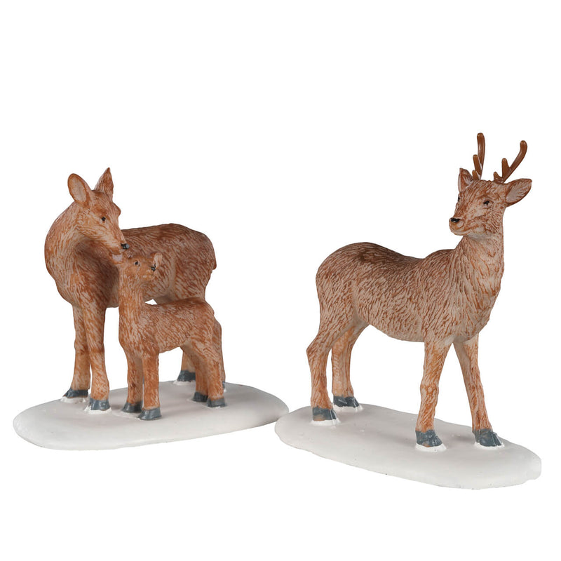 Deer Family - 2 Piece Set - The Country Christmas Loft