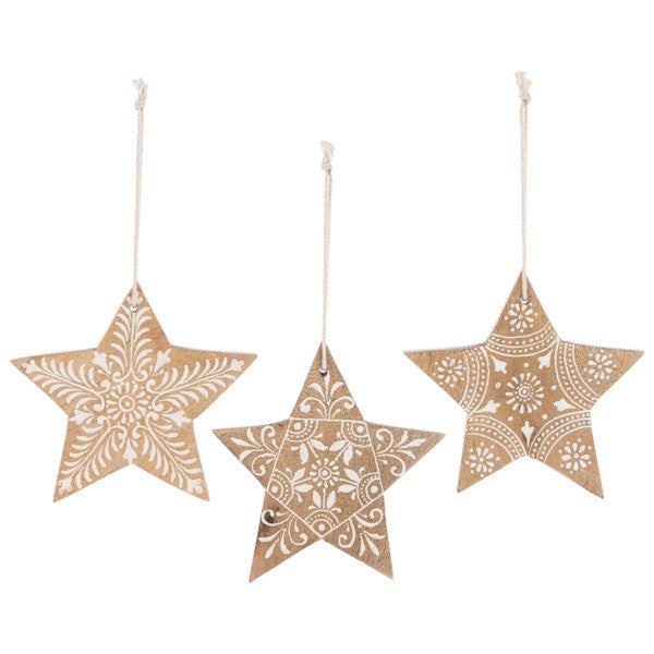 Hand Painted Star Ornament -