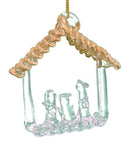 Spunglass Ornament - Gold Reindeer - The Country Christmas Loft