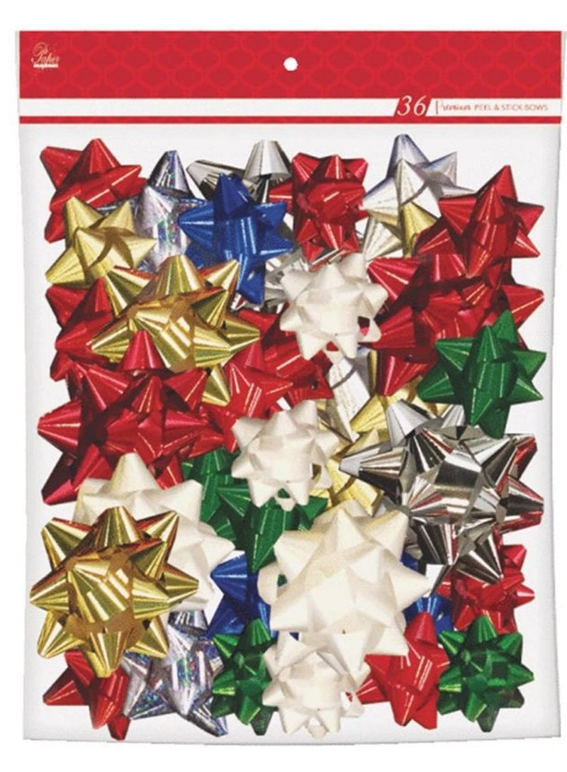 36 Piece Premium Assorted Bows - 4" /3" /2.5" - The Country Christmas Loft