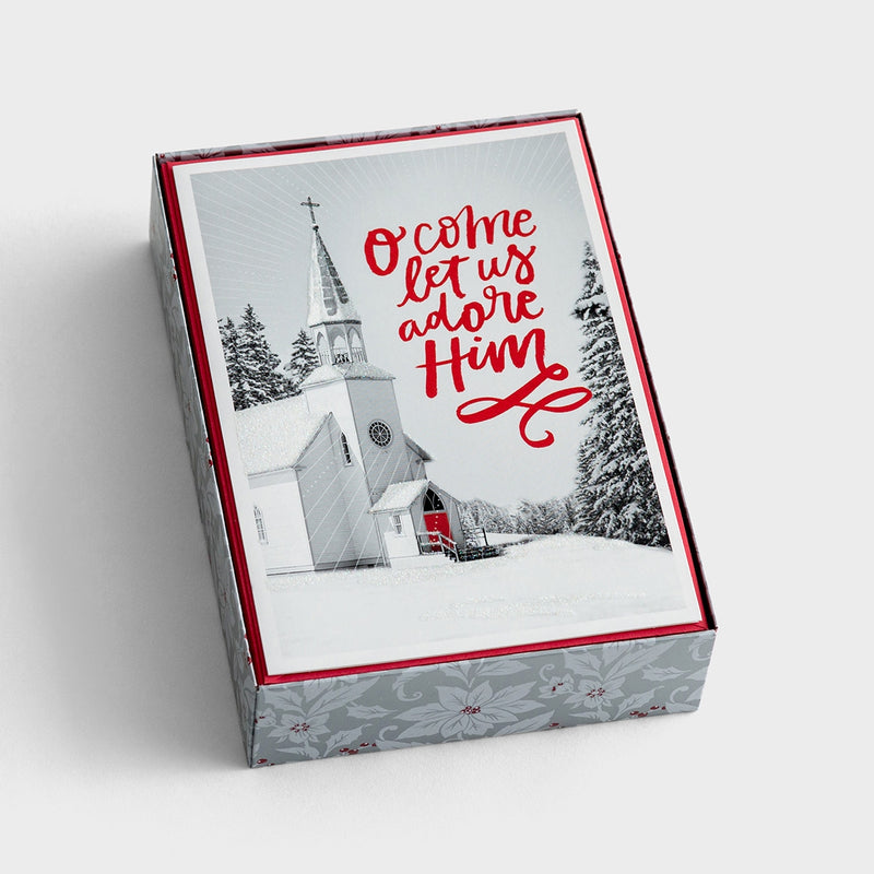 O Come Let Us Adore Him - 18 Christmas Boxed Cards
