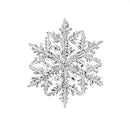 Silver Jeweled Snowflake Ornament