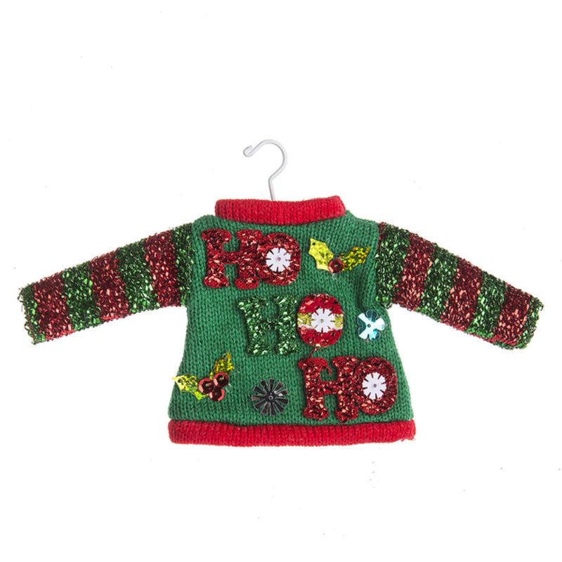 Ho Ho Ho Ugly Sweater Ornament - The Country Christmas Loft