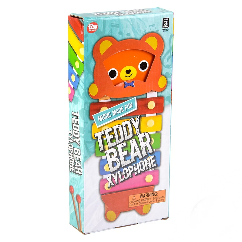 10" Teddy Bear Xylophone - The Country Christmas Loft