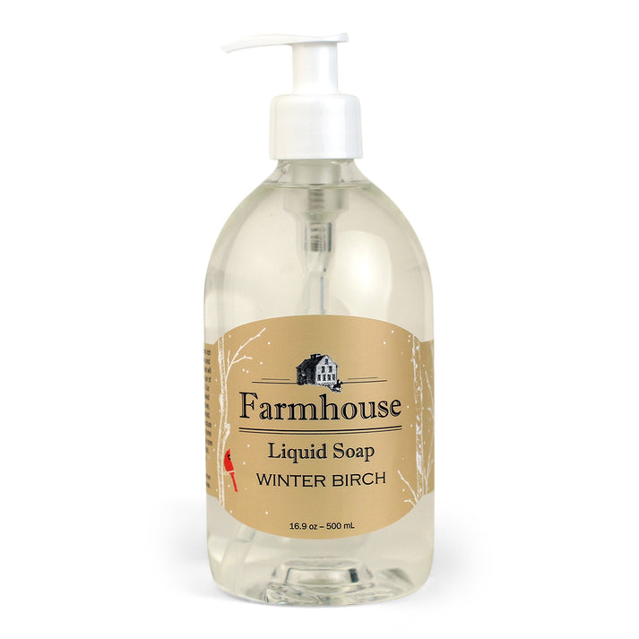 Sweet Grass Farm Liquid Hand Soap - White Winter Birch 16.9 Ounce - The Country Christmas Loft