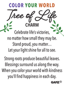 Color Your World - Tree of Life - Charm - The Country Christmas Loft