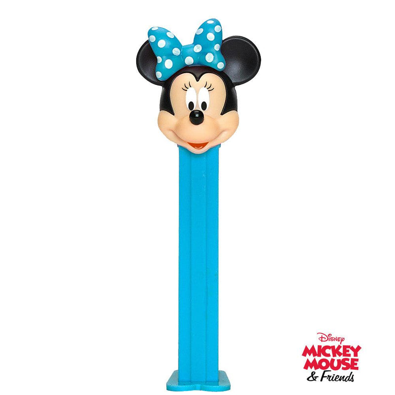 Pez Disney Favorites with 3 Candy Rolls - Minnie Mouse Blue with Polka Dot Bow - The Country Christmas Loft