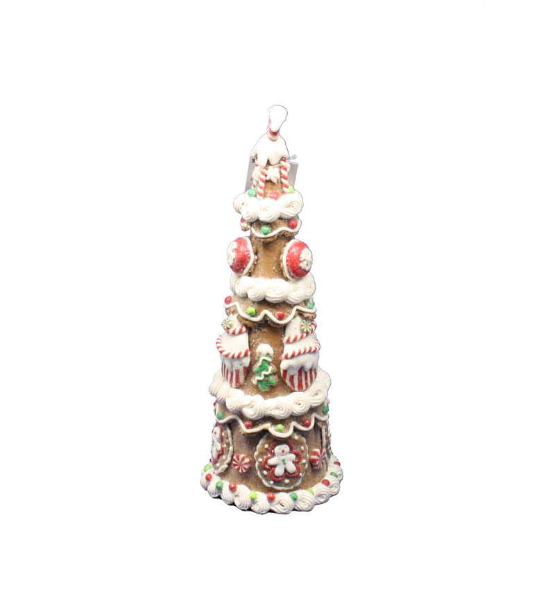 Clay Dough Holiday Gingerbread Tree 12 Inch