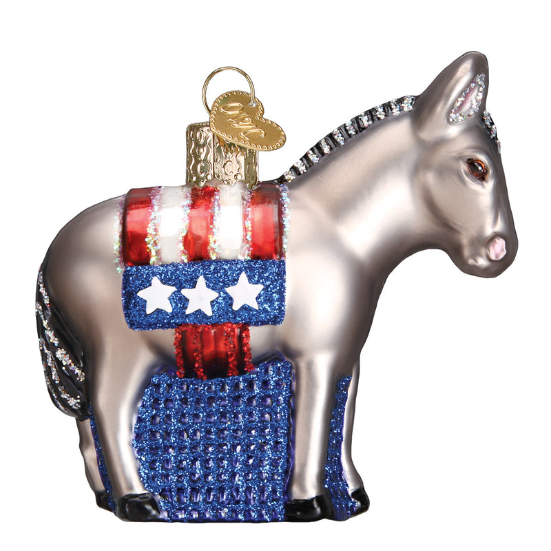 Democratic Donkey Ornament - The Country Christmas Loft