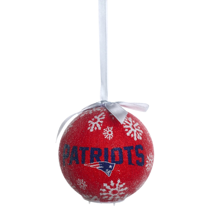 New England Patriots LED Ornament Red - The Country Christmas Loft