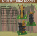 Black Bear on Tree Mini Building Blocks - The Country Christmas Loft