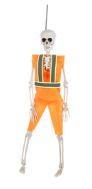 Costumed Hanging Skeleton - Road Work Crew - The Country Christmas Loft