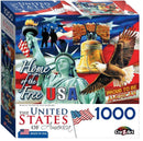 Cra-Z-Art 1000 Piece Puzzle - Home of the Free - The Country Christmas Loft
