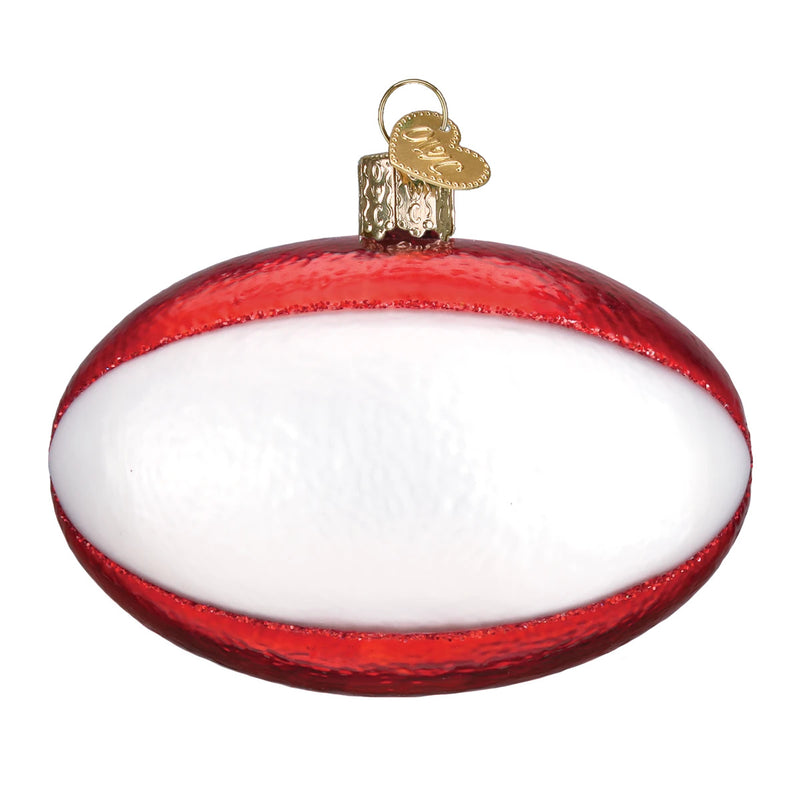Rugby Ball Ornament - The Country Christmas Loft