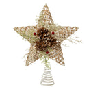 Natural Christmas Star Treetop - 12 Inch - The Country Christmas Loft