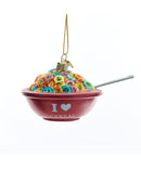 Noble Gems Glass Cereal Bowl Ornament - The Country Christmas Loft