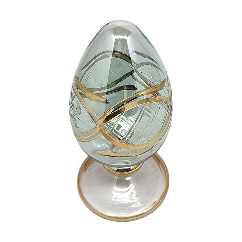Egyptian Glass Blown Glass Egg -