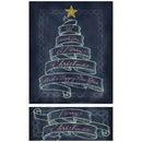 Chalk Talk Merry Christmas Banner Sticker