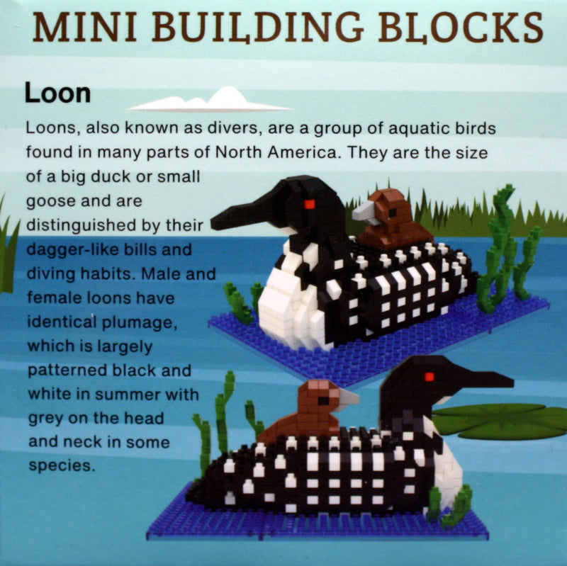 Mini Building Blocks - Loon - The Country Christmas Loft