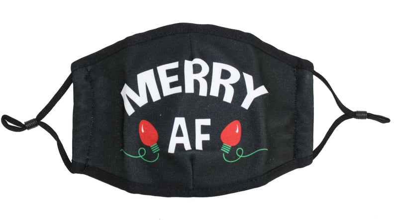 Holiday Face Mask - Merry as F - The Country Christmas Loft