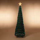 Steel Frame Pole Tree with Color Change LED Lighting - 6 Feet Tall - The Country Christmas Loft