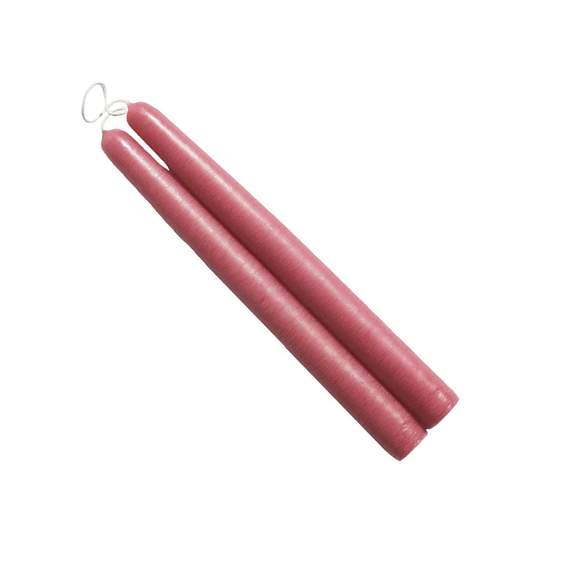 Mole Hollow Taper Pair (Colonial Pink) - - The Country Christmas Loft