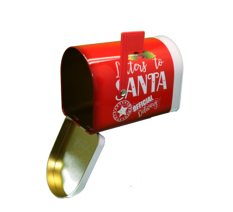 Mailbox Gift Tin -  Red - The Country Christmas Loft