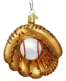 Old World Christmas Baseball Mitt Glass Ornament - The Country Christmas Loft