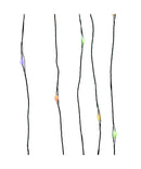 100-Light Battery-Operated Dual Color (Warm White and Multicolored) LED Green Wire Light Set - The Country Christmas Loft