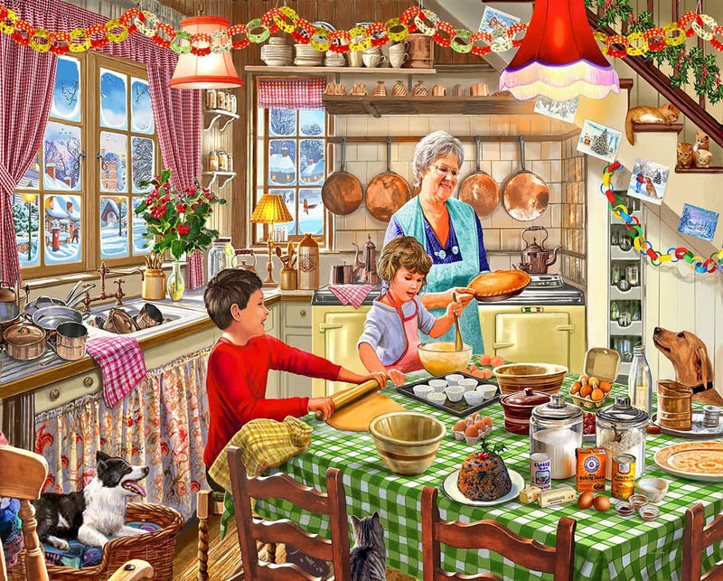 Christmas At Grandmas - 1000 Piece Jigsaw Puzzle - The Country Christmas Loft