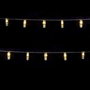 B/O 10L Plastic Clip Warm White Led Lights - The Country Christmas Loft