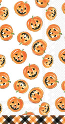 Pumpkin Faces - Guest Towel - The Country Christmas Loft