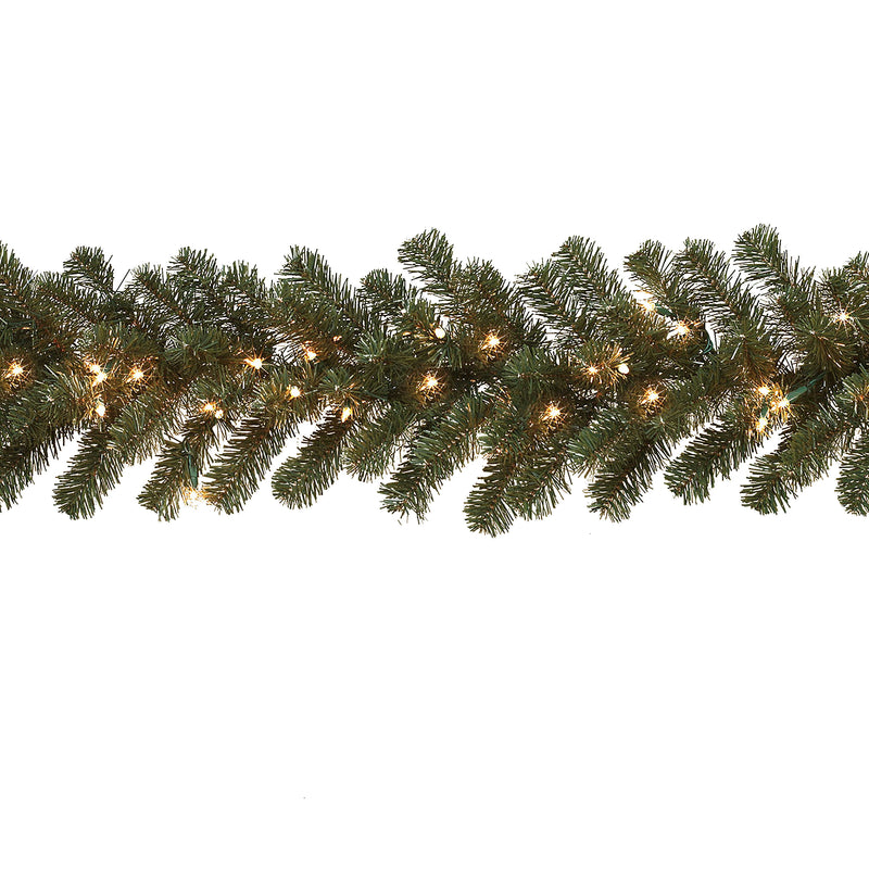 9' x 12" Pre-Lit Balsam Pine Garland - The Country Christmas Loft