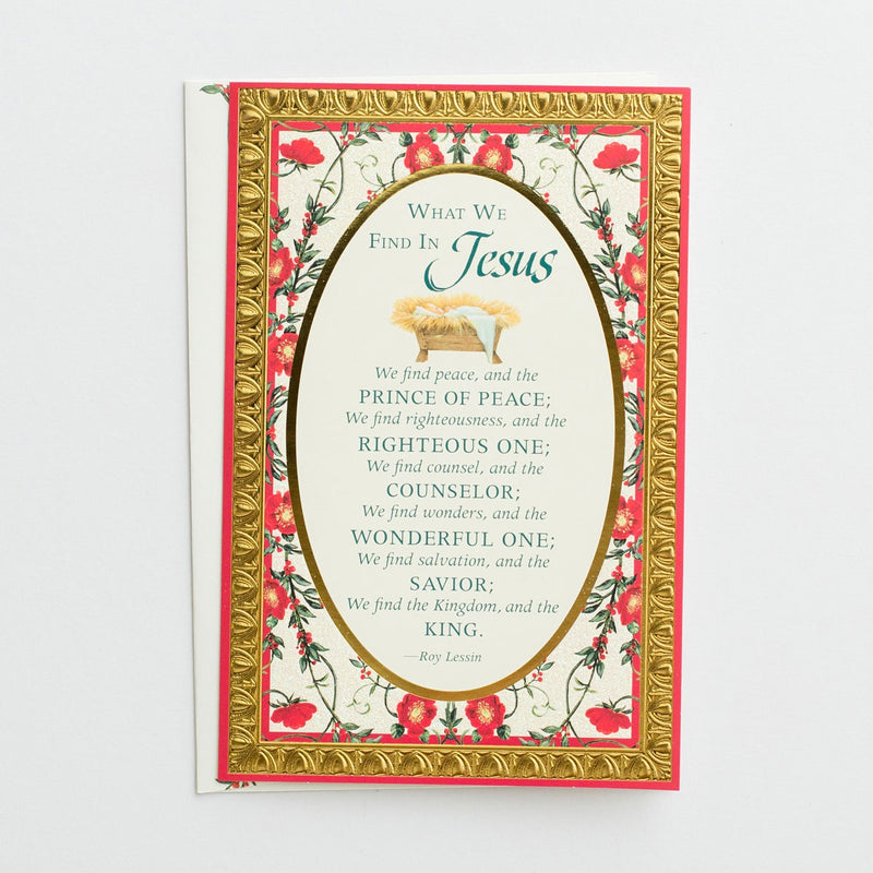 Prince of Peace, Righteous One - 18 Premium Christmas Boxed Cards - The Country Christmas Loft