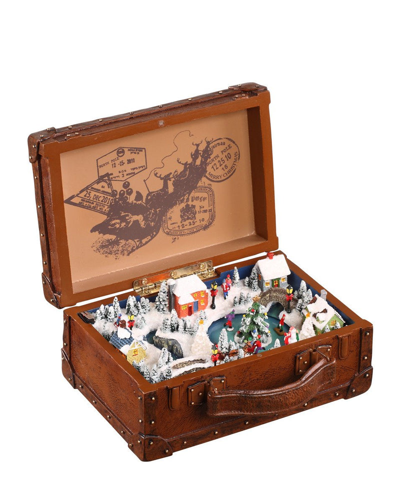 Suitcase Musical Box - The Country Christmas Loft