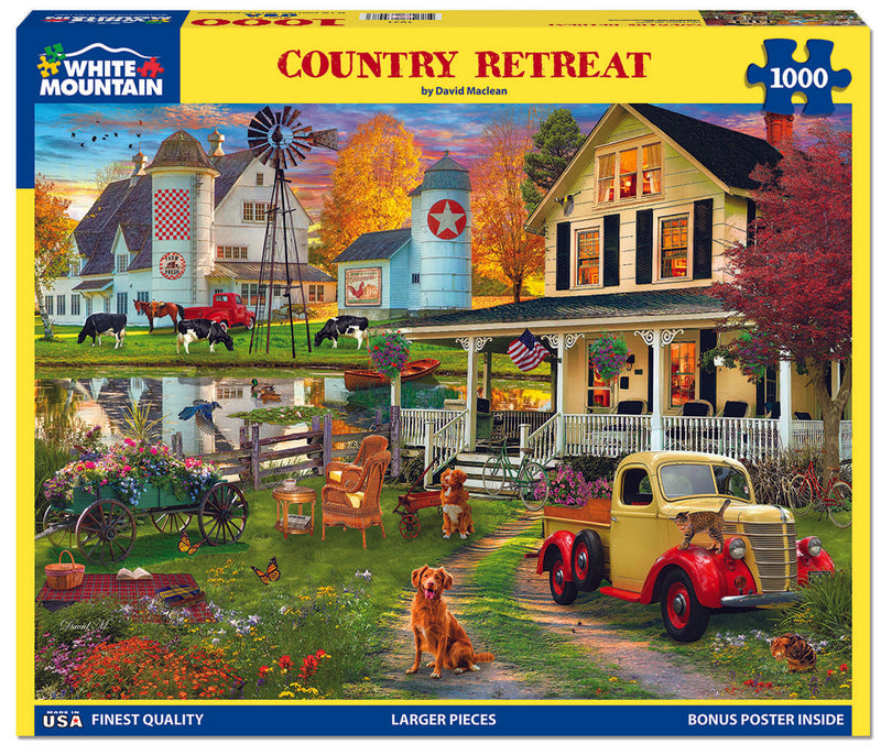 Country Retreat Puzzle - 1000 Piece